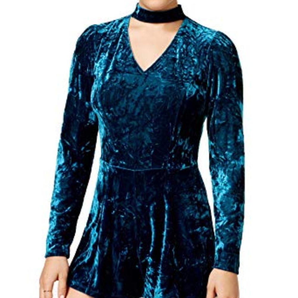 NWT Bebop Collar Long Sleeve Romper